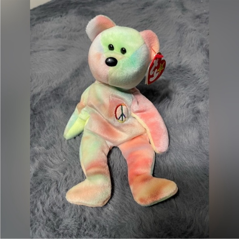 Ty Beanie Baby Peace Bear